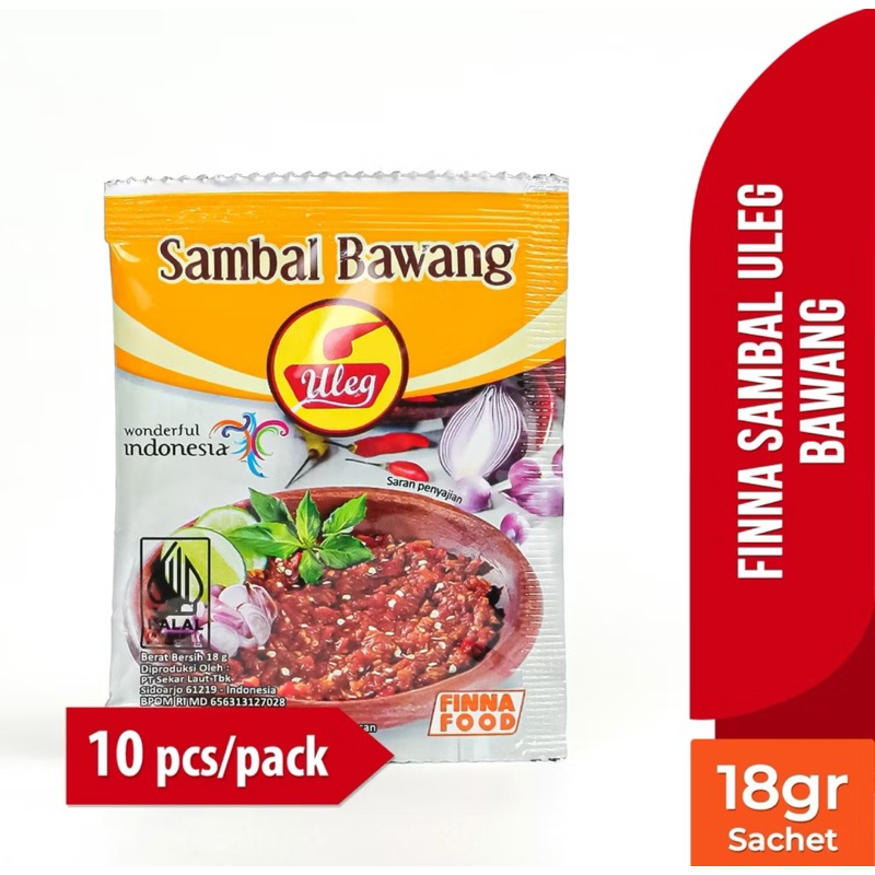 Indonesia Sambal Chilli Uleg Finna  @10 Sachets ราคา ถูกที่สุด ดีลบีเคเค แกลเลอรีภาพที่ 4
