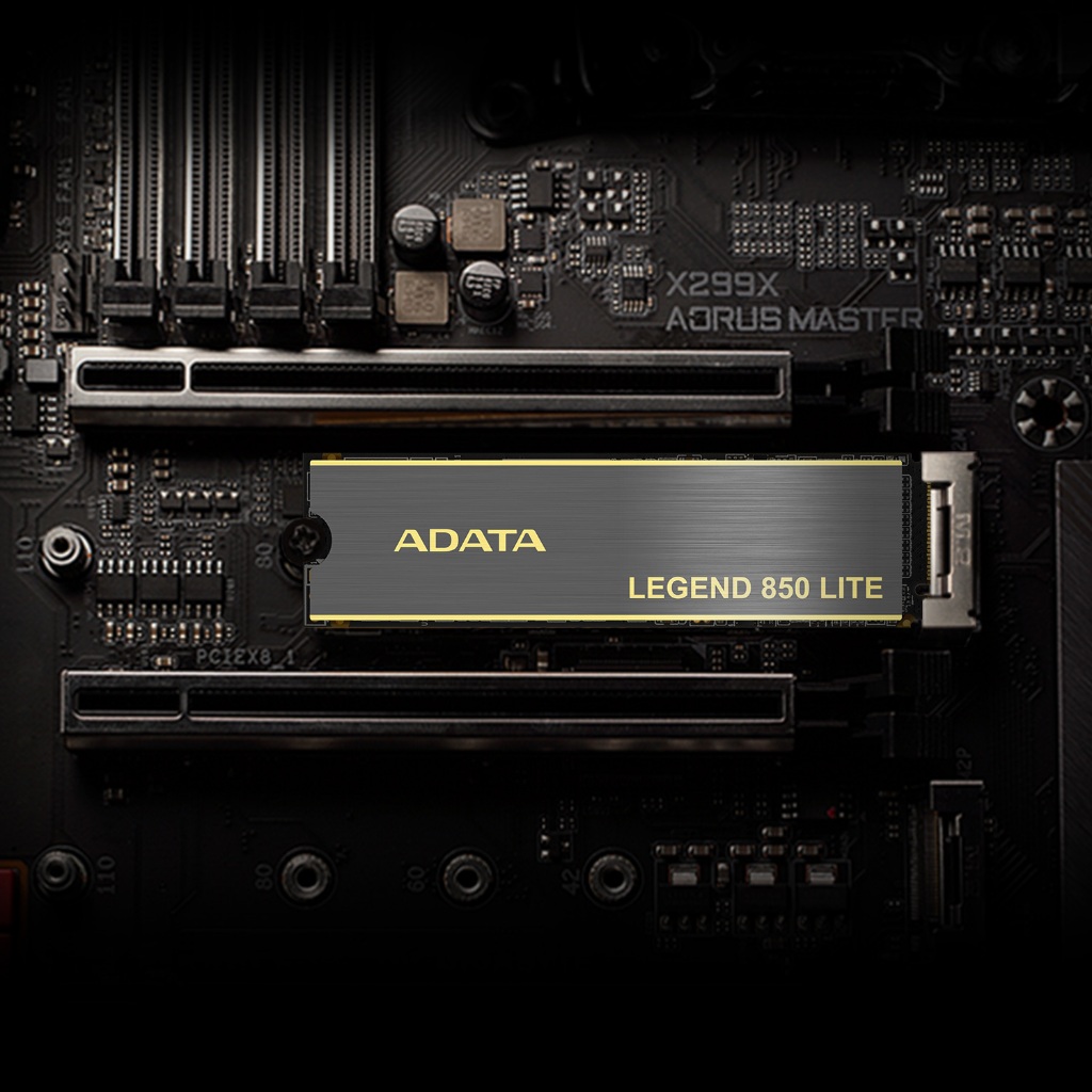 การ์ดเอสเอสดี ADATA SSD Legend 850 Lite M.2 PCIe/NVMe Up to 5,000MB/s (PC/Laptop)*, up to 4,600MB/s (PS5) - 3 Years