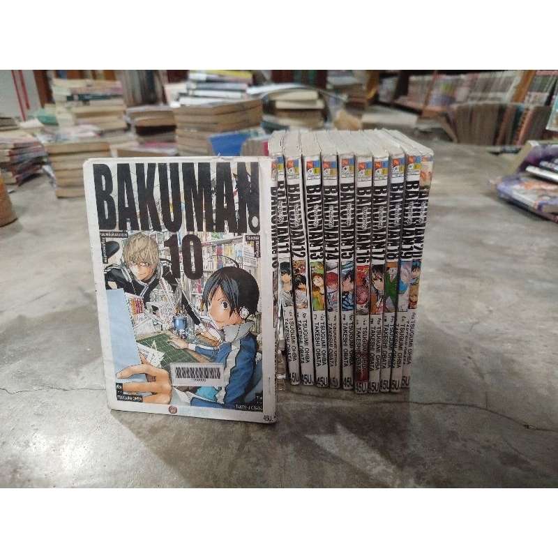 BAKUMAN เล่มที่1-20(ขาดเล่มที่1,2,3,4)หนังสือการ์ตูนมือสอง สภาพร้านเช่า