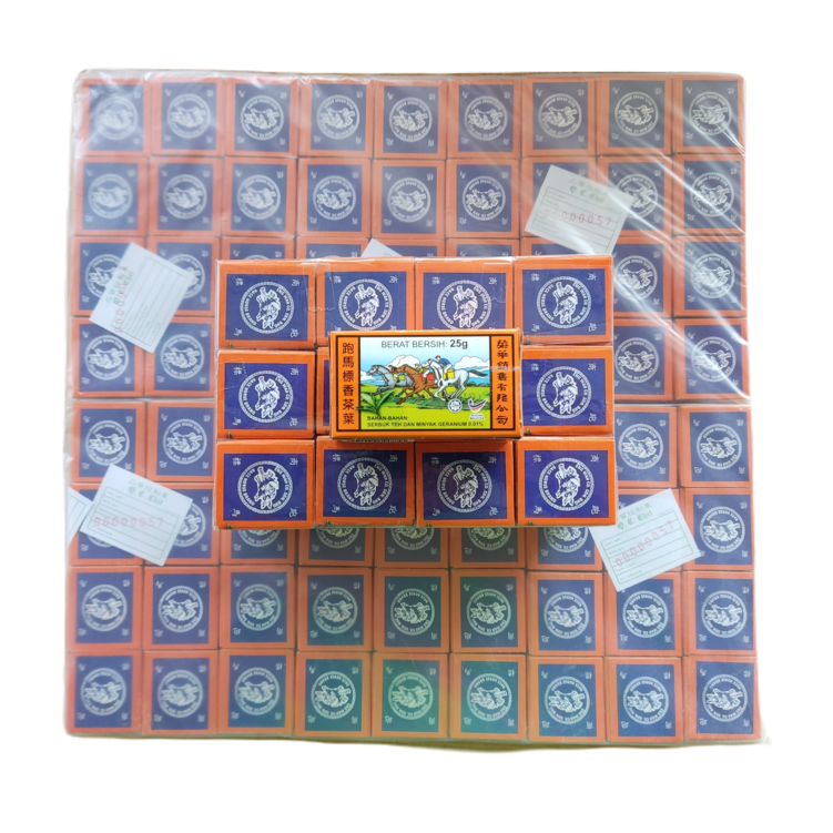 (แพค 12 กล่อง)ชาหอม ตราม้าแข่ง กลิ่นหอม 25 กรัม×12 กล่อง ชาม้าหอม นำเข้าจากมาเลย์เซีย - รูปที่ 6