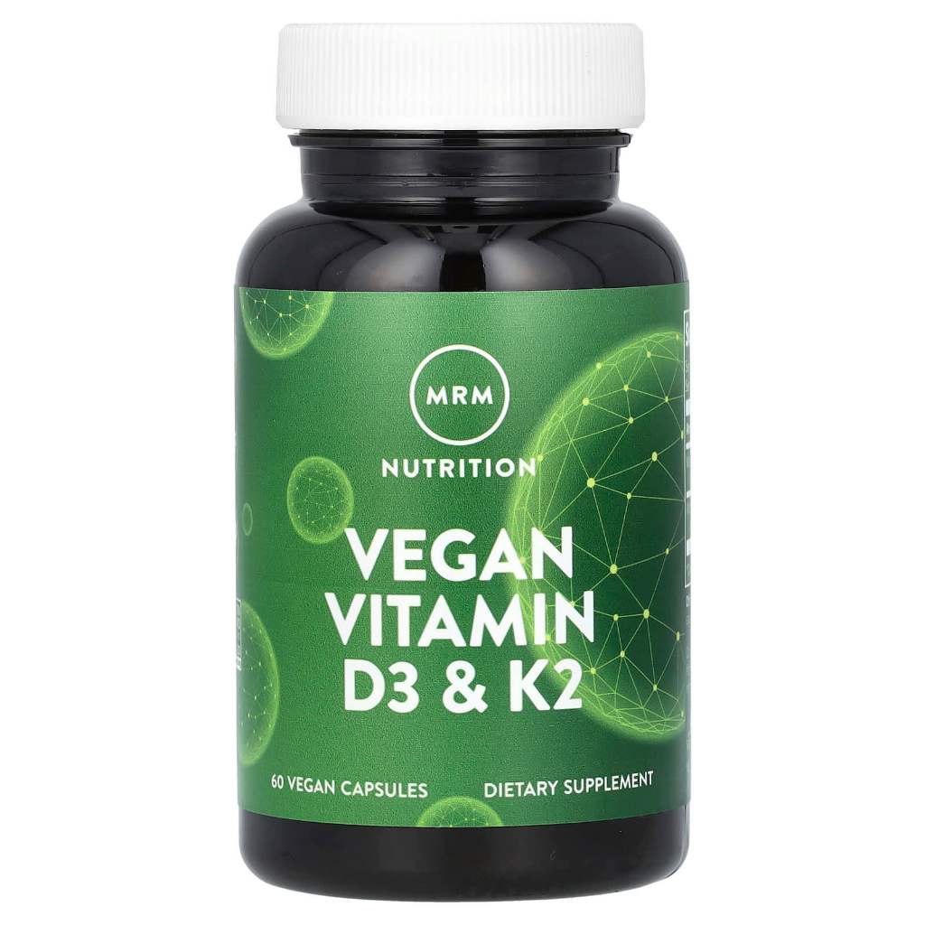 MRM, Vegan Vitamin D3 & K2, 60 Vegan Capsules (No.127)