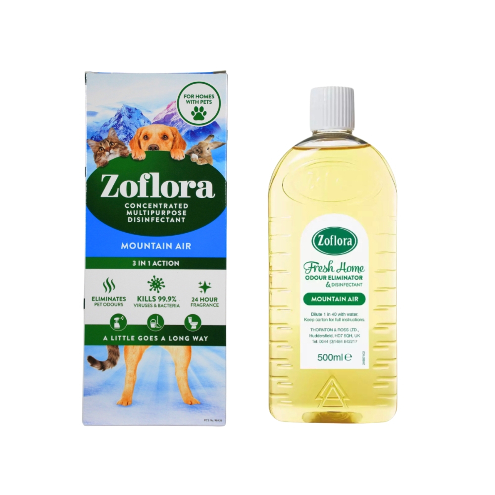 น้ำยาฆ่าเชื้ออเนกประสงค์ โซฟลอรา เฟรซโฮม เมาท์เทน แอร์ Zoflora Fresh Home Mountain Air ขนาด 500 ml.