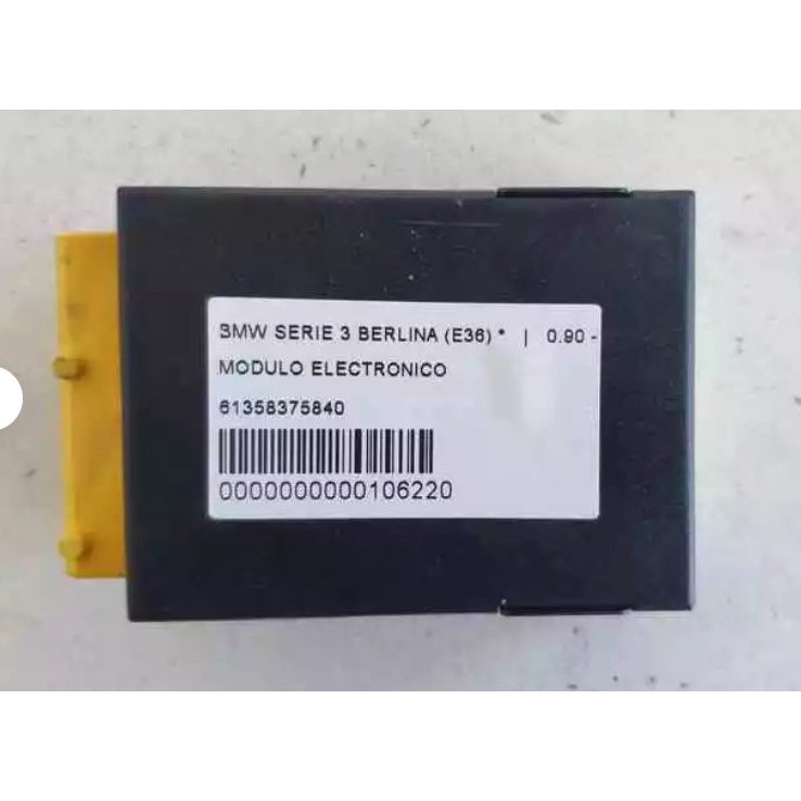 กล่องควบคุม EWS II พร้อมวงแหวนและชิป BMW E36 61358375840 61358362337