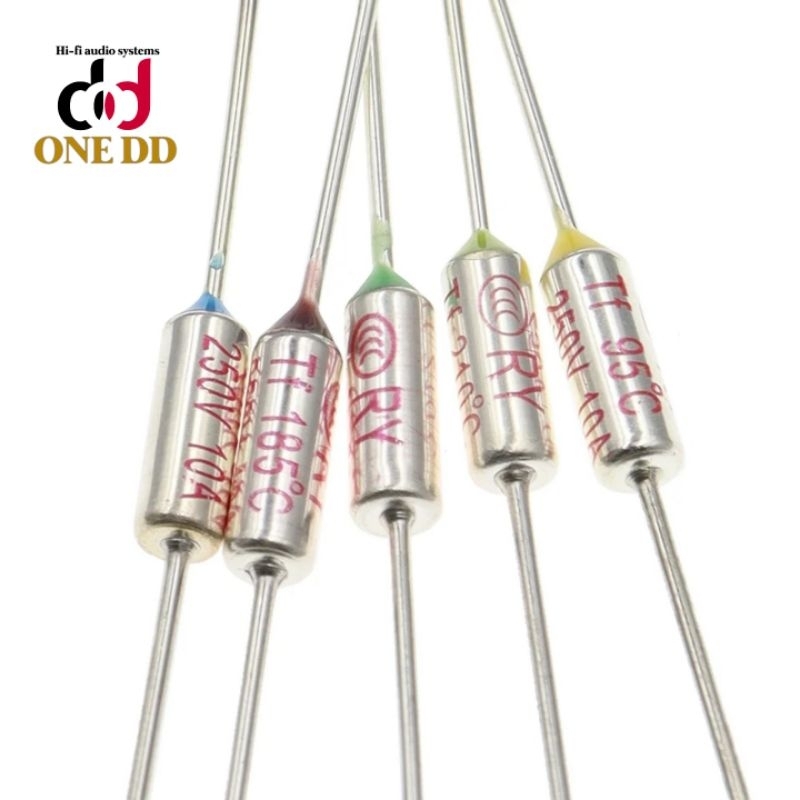 Thermal Fuse เทอร์โมฟิวส์ ฟิวส์หม้อหุงข้าว 10A ฟิวส์ความร้อนอุณหภูมิ Tf 72°C 142°C 157°C 172°C 185°C 192°C 220°C 240°C