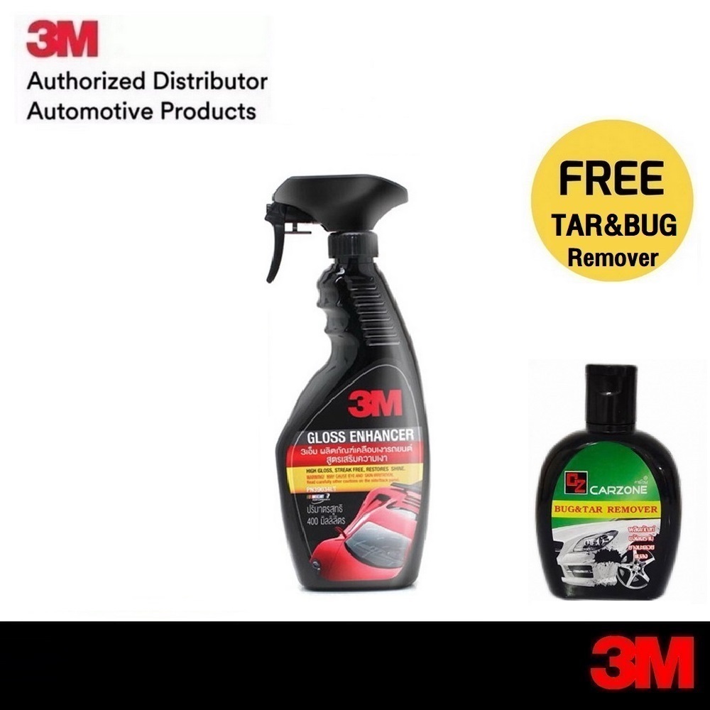 3M น้ำยาเคลือบสี เพิ่มความเงา 400 ml 3M Gloss Enhancer & Quick Wax 39034LT
