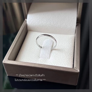 Kismet แหวนมินิมอล ตัวเรือนสแตนเลส สีเงิน Silver หน้ากว้าง 2 มิล ทรงมน Gray & Gold Jewelry [KRN142]
