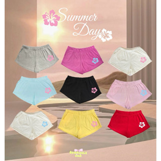 กางเกงขาสั้น baby pant ลายชบา