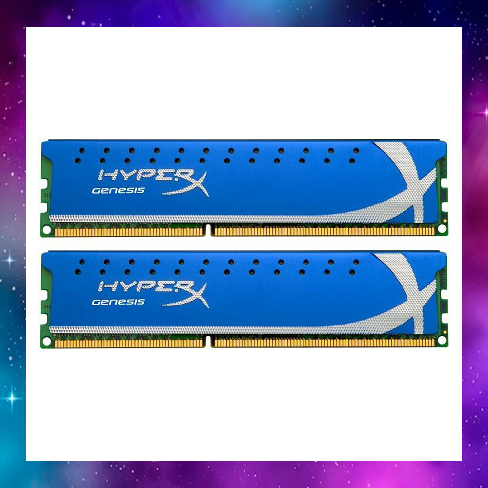 8GB (4GBx2) DDR3 1600MHz RAM (หน่วยความจำ) KINGSTON HYPERX GENESIS (KHX1600C9D3K2/8GX) ใช้งานปกติ