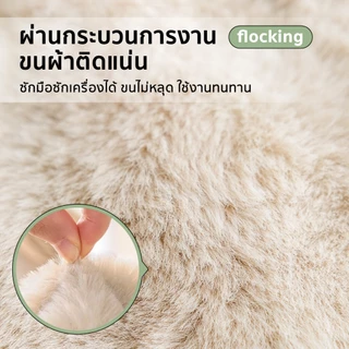 ปลอกหมอนอิงโซฟา ผ้าขนกระต่าย ขนนิ่ม สําหรับตกแต่งโซฟา ห้องนั่งเล่น สไตล์นอร์ดิก