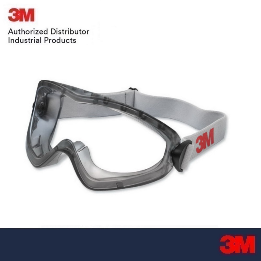 3M แว่นครอบตานิรภัย รุ่น 2890A เลนส์อะซีเตต AF พร้อมช่องระบายอากาศ DE272934063