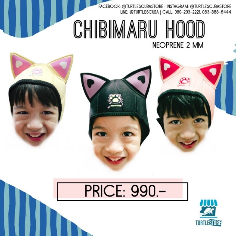 Chibimaru​ Hood​ Neoprene​ 2mm​