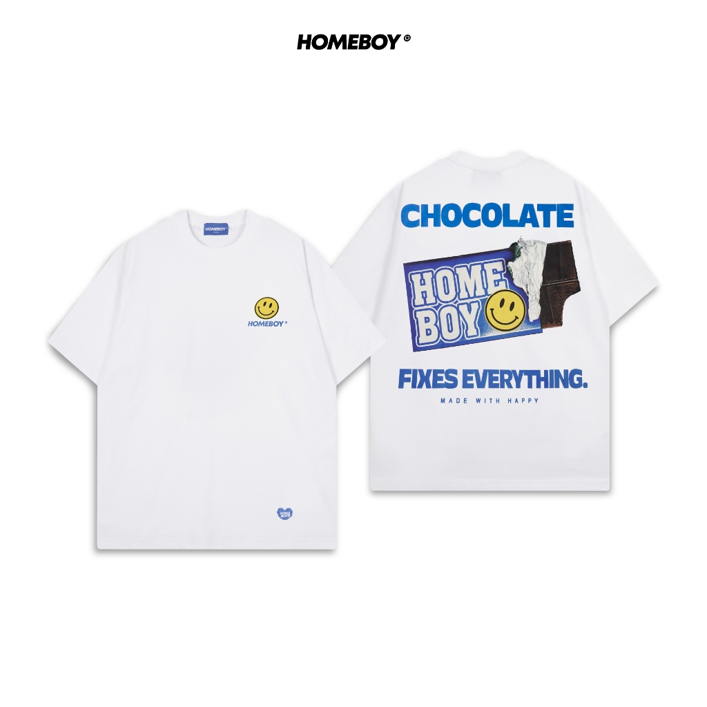 HOMEBOY เสื้อยืดผู้ชาย HB.SMILECHO