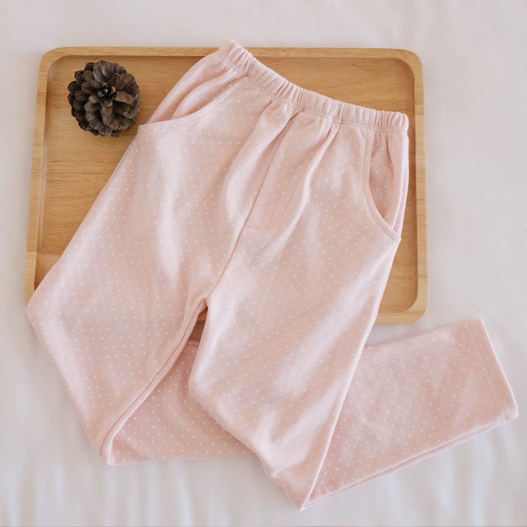 [RS-116] พร้อมส่ง เลกกิ้งเด็ก กระเป๋าข้างสุดคูล กางเกงขายาวดีไซน์น่ารัก Size S-XL