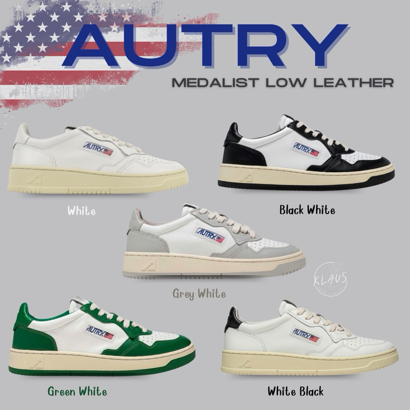 Autry Medalist Low Leather แท้ 100%