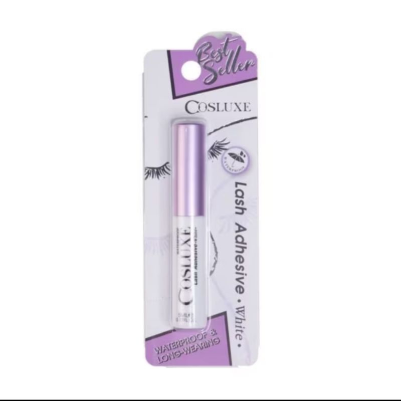 กาวCosluxe คอสลุคส์ แลช แอดฮีซีฟ สีขาว ขนาด5ml. ราคาถูก Shopee Lazada