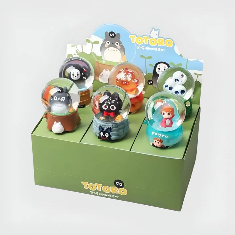 กล่องสุ่ม Snowball Totoro โทโทโร่ มีแสง เสียงด้วย สโนว์บอลตั้งโต๊ะ