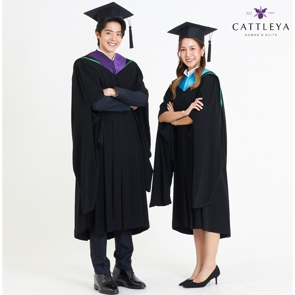 ชุดครุย เกษตรศาสตร์ ป.โท ทุกคณะ [พร้อมหมวก] - ครุยคัทลียา Cattleya