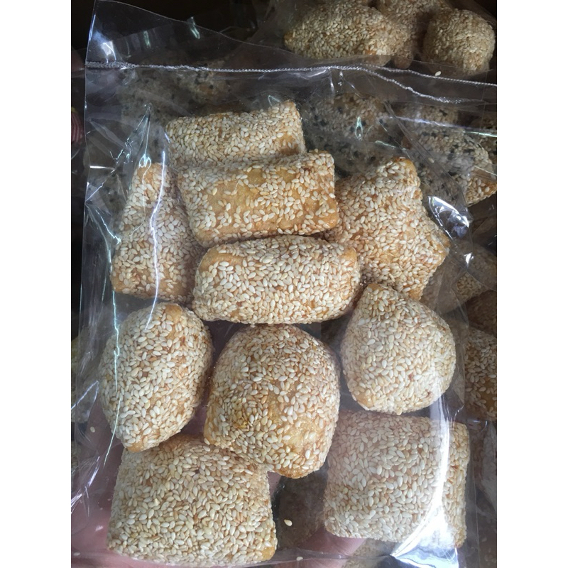 ขนมบ่อหลาว (ขนมงา) ขนมงาพอง ขนมปักษ์ใต้ คละรส