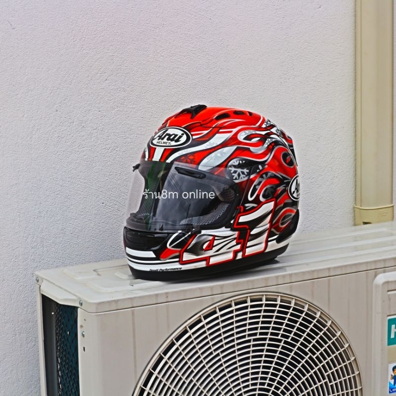 หมวกกันน็อค arai RX-7VRR5 งาน1:1 หมวกกันน็อคลายไฟ หมวกกันน็อคขับบิ๊กไบค์ทำความเร็วสูง หมวกสีแดง ARAI