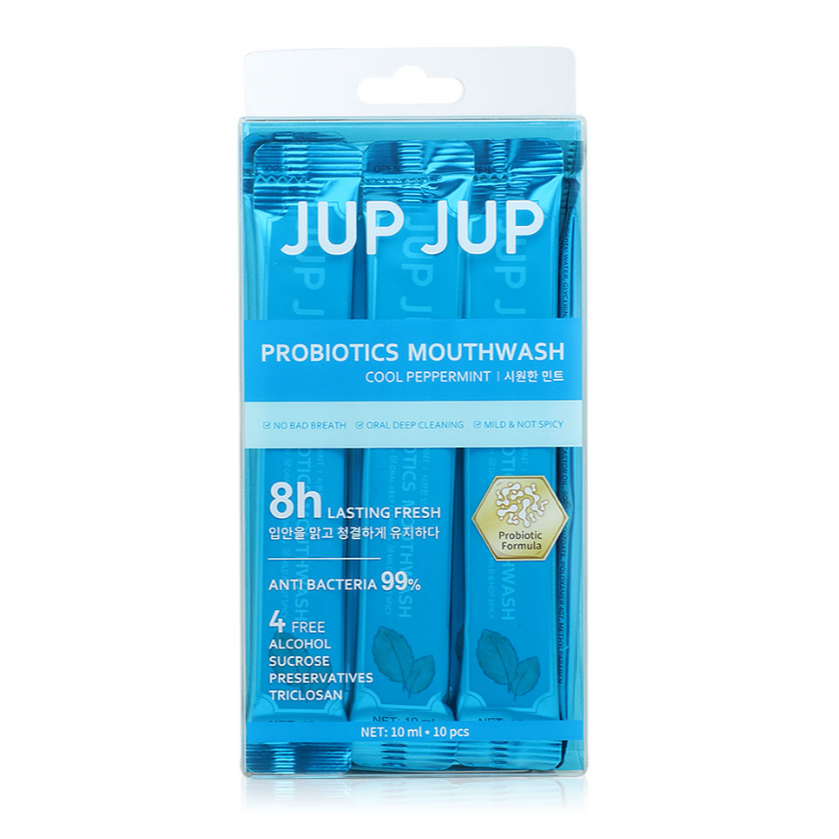 JUP JUP Probiotics Mouthwash Cool Peppermint [10ml x 10pcs]