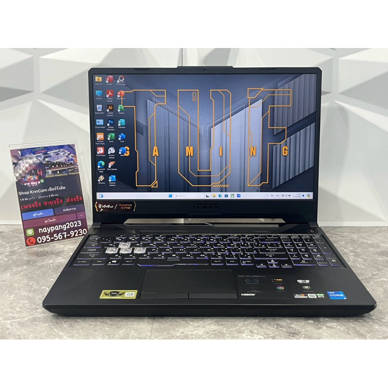 ASUS TUF GAMING F15 FX506HCB มือสองประกันร้าน 3 เดือน Ram 16 GB