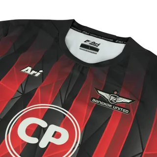 เสื้อแข่ง ACL เกรดนักเตะ สีแดงดำ ACL HOME JERSY TRUE BANGKOK UNITED 2024/25