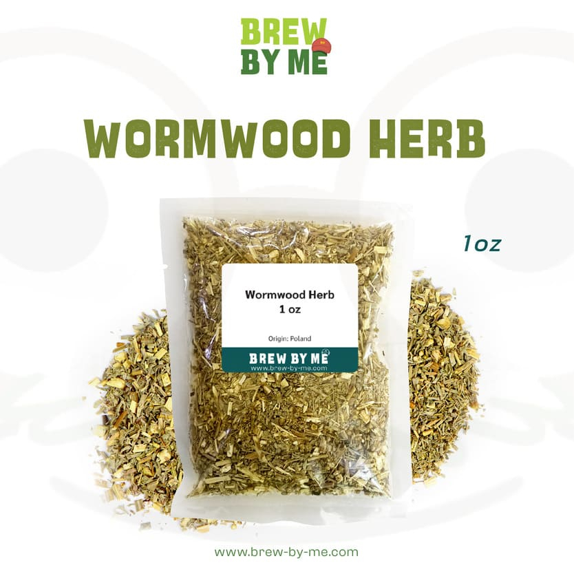 Wormwood แบบแห้ง 1oz (28 กรัม) สำหรับแต่งกลิ่น เพิ่มรสชาติ ทำเบียร์ ทำไวน์