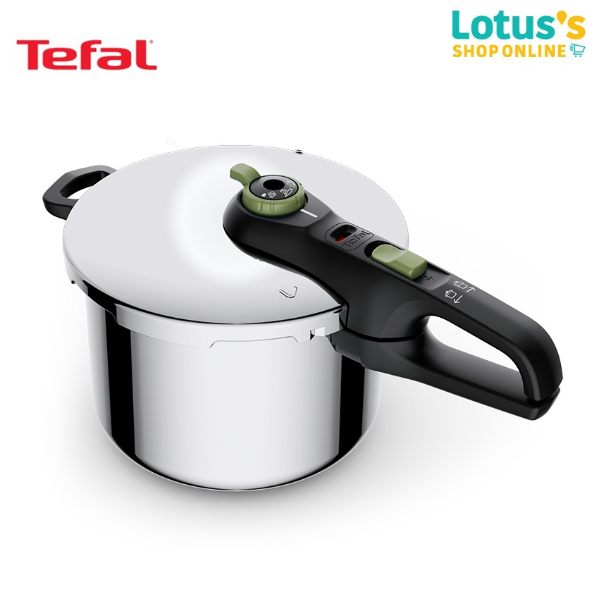 ทีฟาล์ว หม้ออัดแรงดัน 4 ลิตร รุ่น SECURE TRENDY P2580400 TEFAL COOK PREASURE SECURE TRENDY 4 LT.