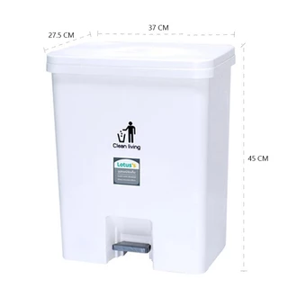 โลตัส ถังขยะเหยียบ ขนาด 30 ลิตร รุ่น 915 LOTUSS PEDAL DUST BIN 30 LT#915