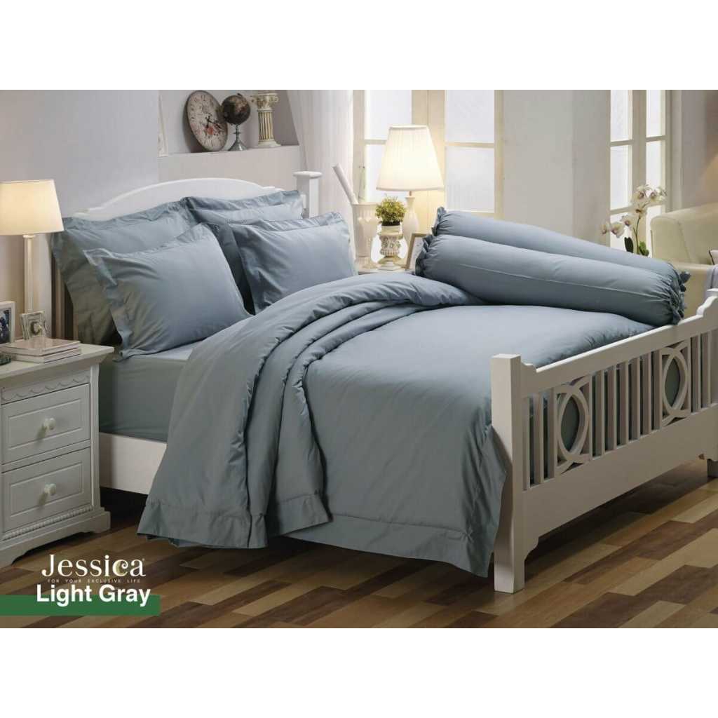 JESSICA  Cotton Mix  ( Light Gray )  ชุดเครื่องนอน เจสสิก้า Jessica สีพื้น