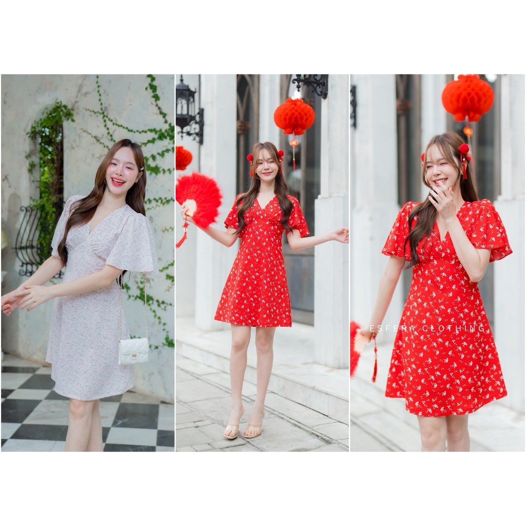 DR092-2 Flower Cute Dress
