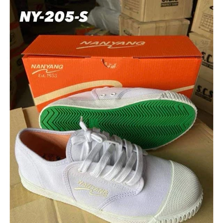 🔥พร้อมส่ง🔥Nanyang นันยาง รองเท้าผ้าใบนันยาง รองเท้าผ้าใบนักเรียน พื้นเขียว ไซส์ 28-48 รุ่น 205-S รองเท้านันยางราคาถูก