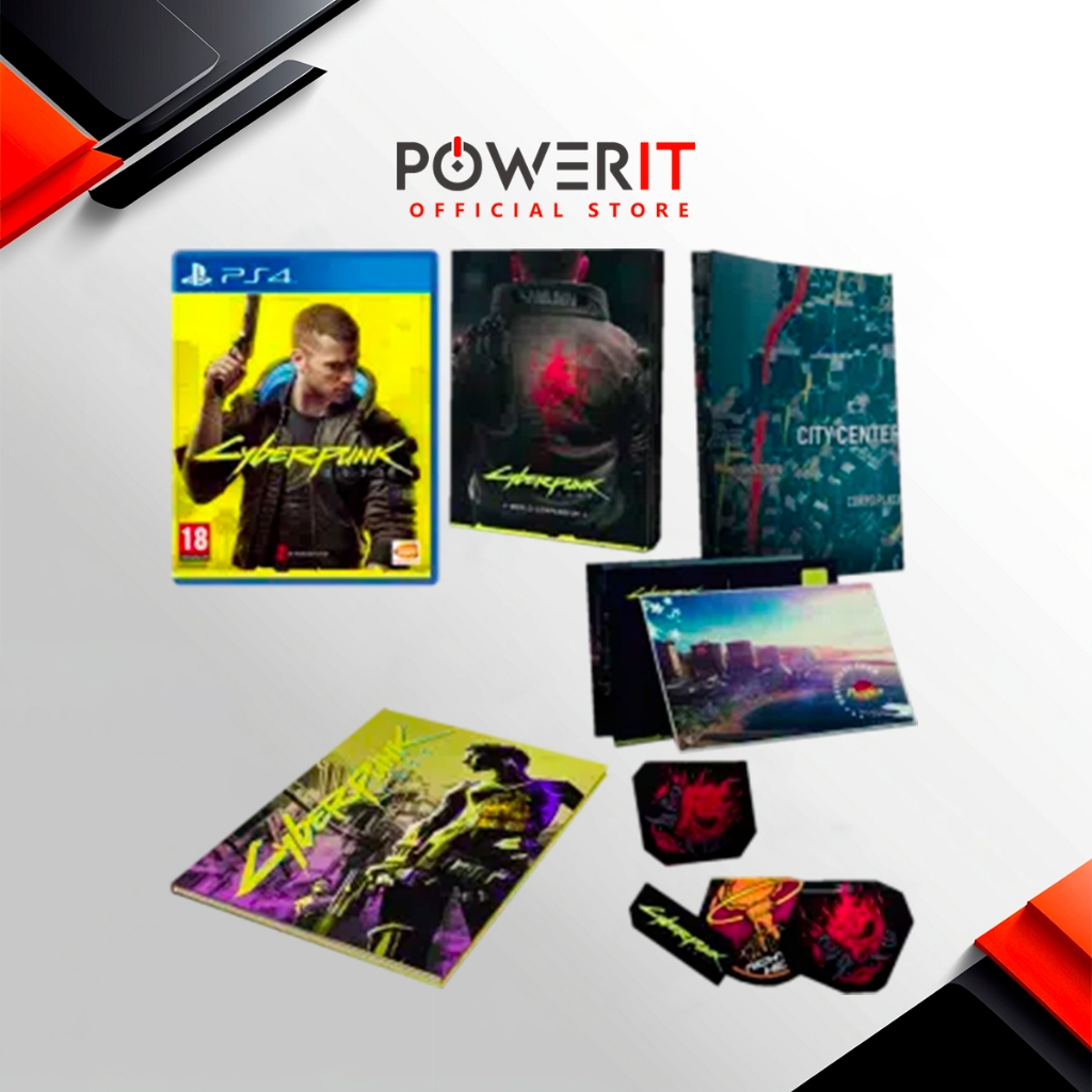 Cyberpunk 2077 PS4 รุ่นวันแรก พร้อมอุปกรณ์เสริมพิเศษ – ดำดิ่งสู่อนาคตด้วยสไตล์สุดพิเศษ
