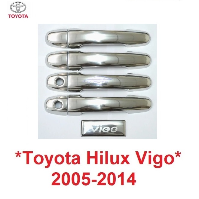 ครอบมือจับประตู Toyota Hilux Vigo 2005 - 2014 รถกระบะ โตโยต้า วีโก้ ครอบมือเปิด ประตู ครอบมือจับ ครอ