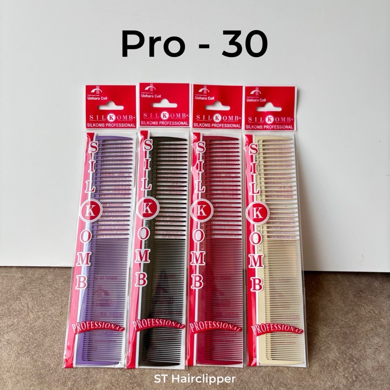 หวีช่างตัดผม Silkomb Pro 30 ขนาด 195 mm.ของแท้ 100% Made in Japan