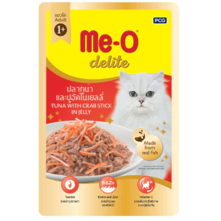(ยกลัง 48ซอง) Me-o delite อาหารเปียก มีโอ ดีไลท์
