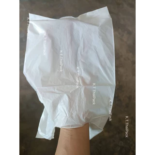 ถุงหิ้วสีขาวทึบ รุ่นเหนียว รับน้ำหนักได้ดี (1/2 โล) เกรด B