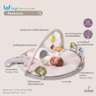 Taf Toys Tummy-Time Activity Gym 婴儿健身架 床铃游戏毯 早教益智 0个月+ 图片 7