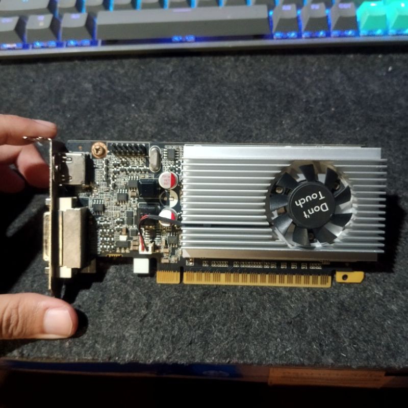 การ์ดจอมือสอง nvidia geforce gt 705 1gb ddr3 low profile