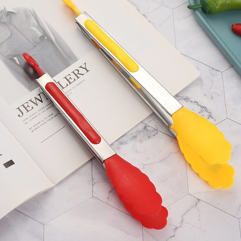 คลิปหนีบอาหารซิลิโคนคุณภาพสูงราคาถูกสุด ๆ + สแตนเลส