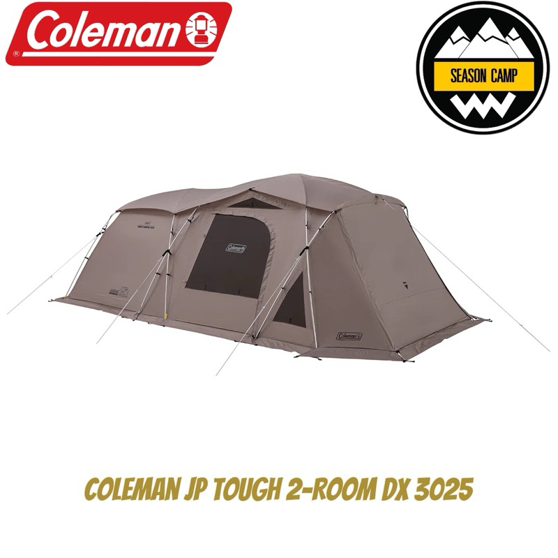 เต็นท์Coleman JP Tough 2-Room DX 3025 / Greige 2207040