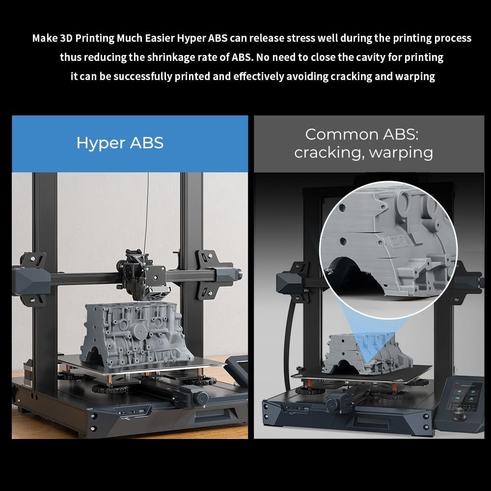 Creality Supply Hyper ABS Filament 1.75mm 1KG เส้นพลาสติก สำหรับเครื่องพิมพ์ 3 มิติ ของแท้ - รูปที่ 4