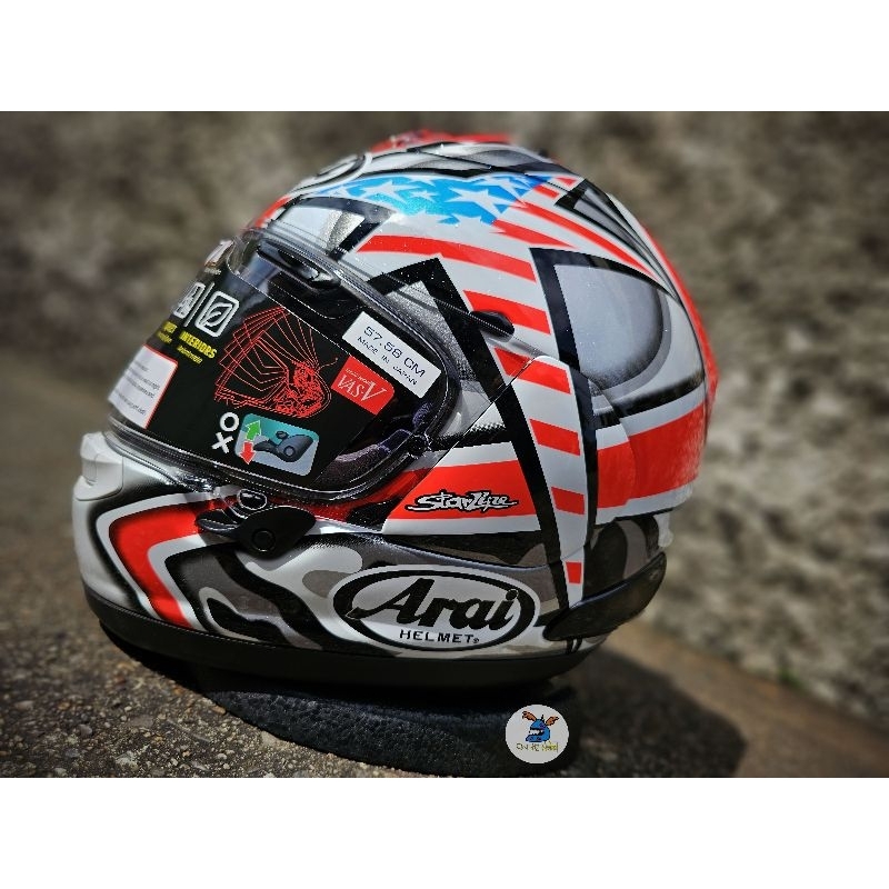 หมวกกันน็อค   Arai RX-7X Hayden Laguna ⭐️🇺🇸 ของแท้100% จาก ผู้ผลิตJapan🇯🇵