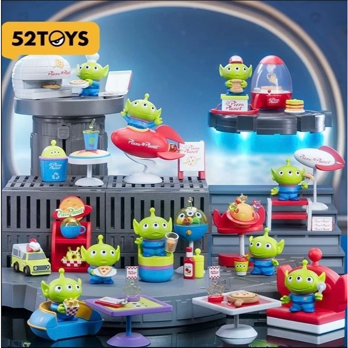[พร้อมส่ง] โมเดลกรีนแมน Greenman Disney Pixar Alien Pizza Planet Series งานลิขสิทธิ์ของแท้