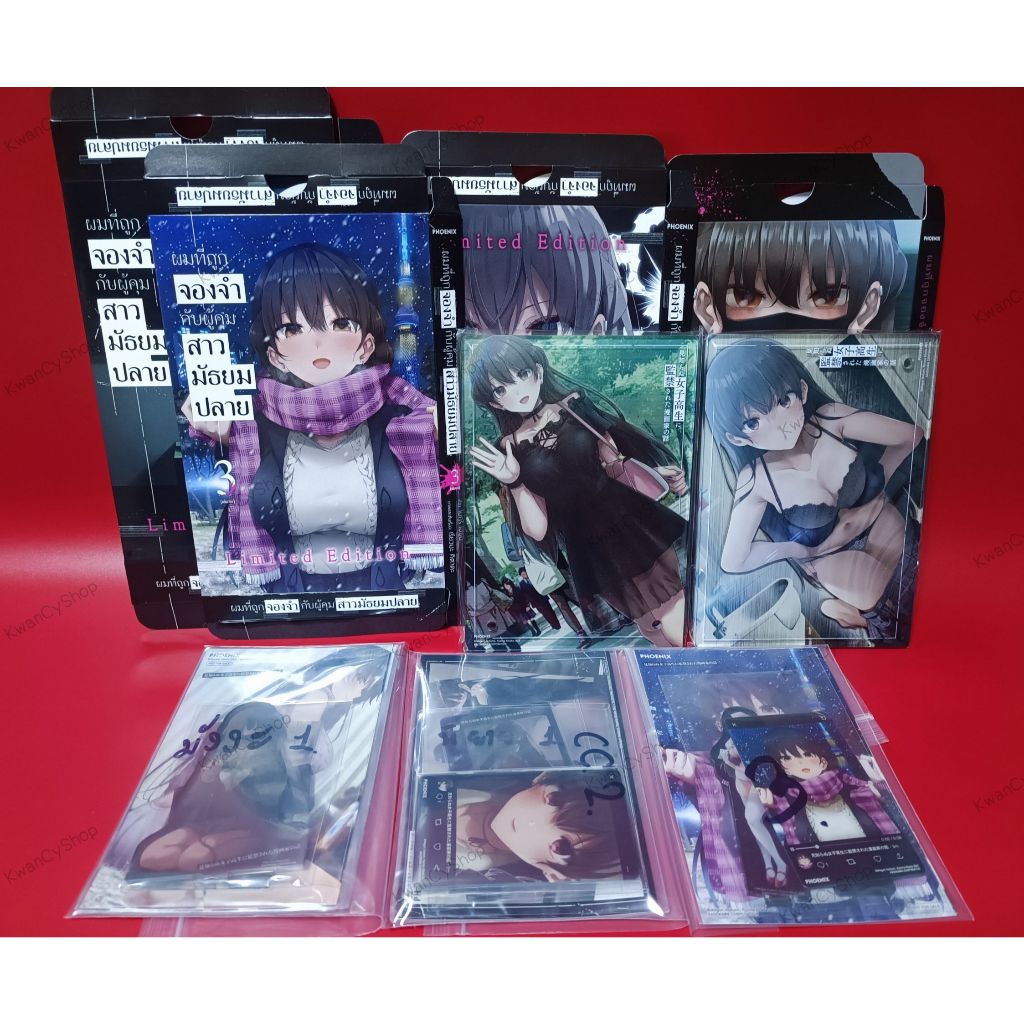 (แยกชิ้น) Special Set ผมที่ถูกจองจำกับผู้คุมสาวมัธยมปลาย เล่ม 1-3 นิยาย LN (ไลท์โนเวล Phoenix มังงะ)