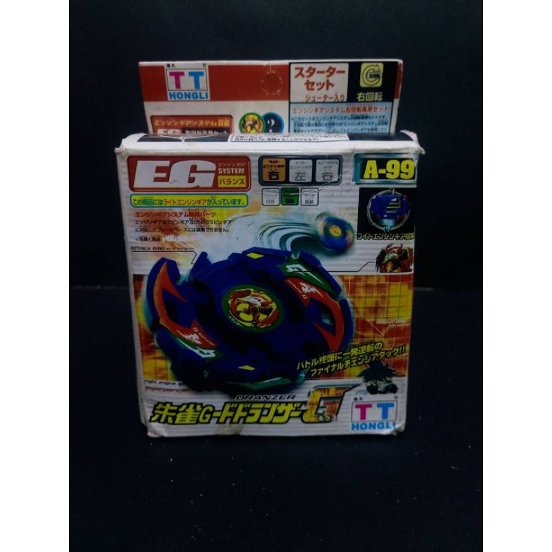 เบย์เบลดBeyBlade ลูกข่าง ของเล่นยุคเก่างานเก็บสะสม Dranzer G ยี่ห้อTTมือหนึ่ง