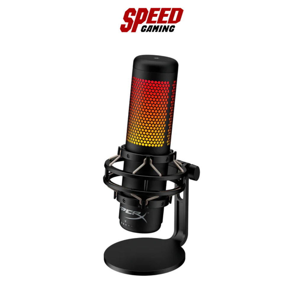 HYPERX Quadcast S Standalone / USB / RBG / Black / Gaming Microphone (ไมโครโฟน) : By Speed Gaming