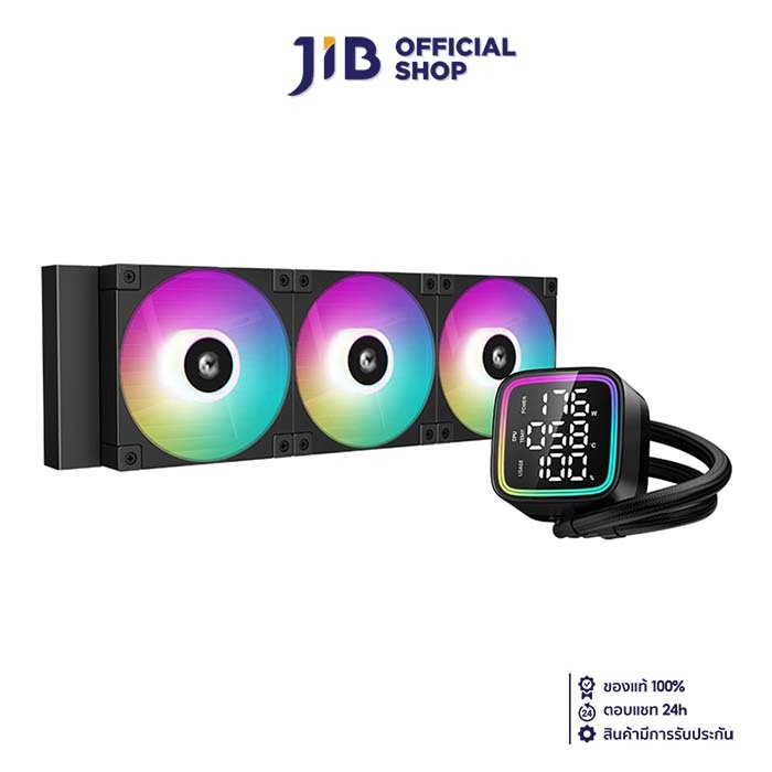 CPU LIQUID COOLER (ระบบระบายความร้อนด้วยน้ำ) DEEPCOOL LD360 (BLACK)