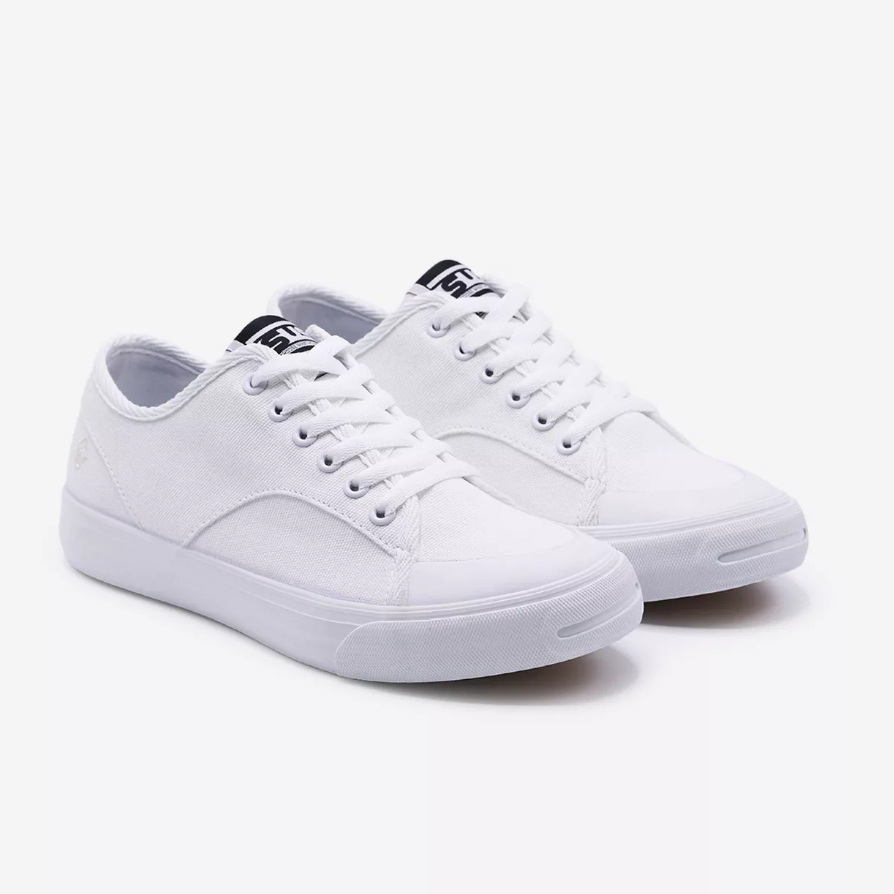 Breaker ~ ISUS White รองเท้านักเรียน รองเท้าผ้าใบ สีขาว เบอร์ 37-45 ~ KGN ~