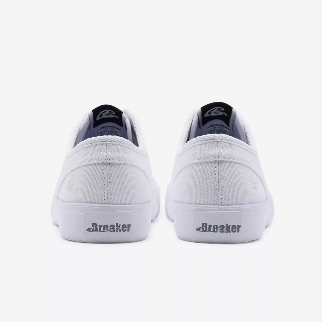 Breaker ~ ISUS White รองเท้านักเรียน รองเท้าผ้าใบ สีขาว เบอร์ 37-45 ~ KGN ~